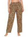Clovia Women's Animal Print Pyjama With Pocket In Yellow...