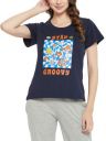 Clovia Women's Cotton Graphic Print T-Shirt...