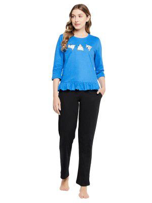 Clovia Women's Cotton Pajama Set