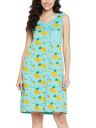 Clovia Women's Cotton Print Me Pretty Short Night Dress...