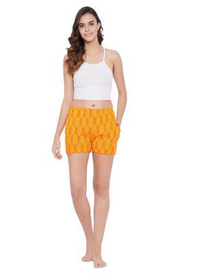 Clovia Womens Cotton Printed Boxer Shorts