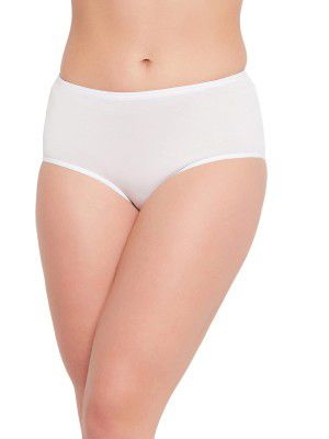 Clovia Womens Modal High Waist Hipster Panty in White