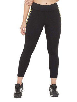 Clovia Women's Polyester Activewear Ankle Length Sports Tights
