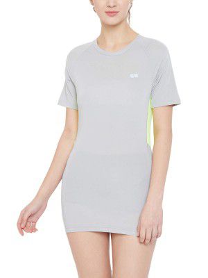 Clovia Womens Polyester Sports Short Sleeve T-Shirt Dress