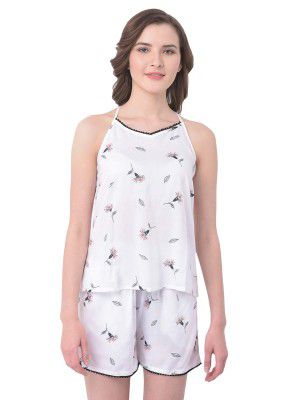 Clovia Womens Pretty Florals Cami Top & Shorts
