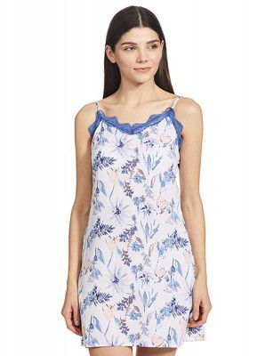 Clovia Womens Print Me Pretty Kaftan Nighty