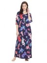 Clovia Womens Print Me Pretty Kaftan Nighty...
