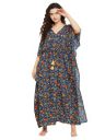 Clovia Women's Print Me Pretty Long Kaftan...