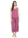 Clovia Womens Rayon Pretty Florals Cami Top & Pyjama Set...