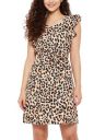 Clovia Women's Rayon Short Nightdress Knee Length Nightgown...