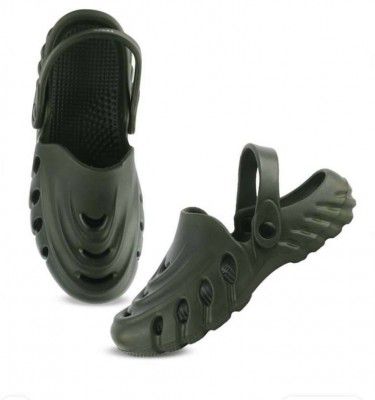 CLOYSBUR Men Stylish men clog Comfortable Trending Light Weight Everyday Use Outdoor Clogs Sandal (Olive, Green, 7)