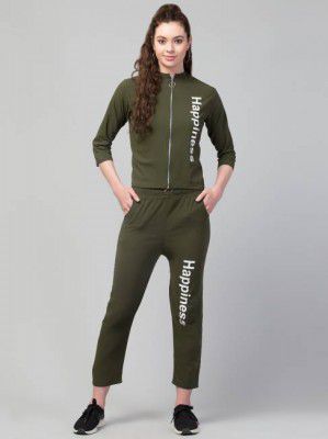 clugenix Self Design Women Track Suit