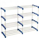 CMerchants Multi Organiser BLue-8 Book Shelf Metal Open Book Shelf (Finish Color - Sky Blue, White)...