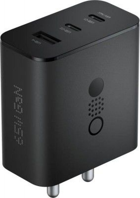 CMF by Nothing 65 W GaN 3 A Multiport Mobile Charger (Dark Grey)