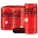 Coca Cola Coke Zero Sugar Cold drink 300 ml (Pack of 6)...