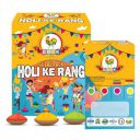 Cock Brand Natural Holi Colours - Holi Ke Rang Gulal - Pack of 4-75g (300g)...