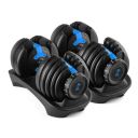 Cockatoo ADB-01 2.5 KG- 24 Kg Adjustable Dumbbell Set, Home Workout Gym Equipment Men and Women, Quick One-Second Adjustment 15-IN-1 Dumbbell Dumbbells Set For Home Gym (24 Kg, Blue)...