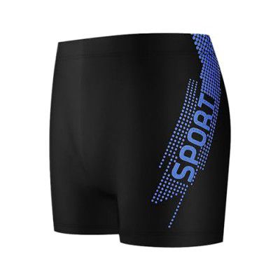 Cockatoo AM222-Printed Active Wear Men,Quick-Dry Sport Shorts for Men, Royal Blue,Size:2XL