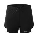 Cockatoo AM444-2 in 1 Men's Workout Running Shorts, Active Wear Men,Black,Size:4XL...