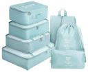 Cockatoo Jet-Set 7 Pc Travel Storage Bag,Travel Organizer Bags for Luggage,Material: Twill Cloth...