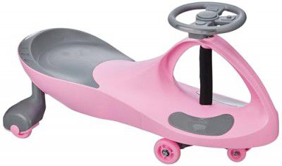Cockatoo-Kids Buzzy Ride Swing Car, Magic Car for Kids, Push and Swing Car with Comfortable Seat, Music, Durable Build, Baby Ride-On Toy for Kids 1 to 3 Years Upto 25 Kgs, Pink
