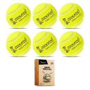 Cockatoo Rubber Cricket Tennis Ball, Construction of Tennis Ball for Cricket for Optimal Performance,Suitable for All Skill Levels. (120 Gr Per Ball -Pack of 6-Yellow)...