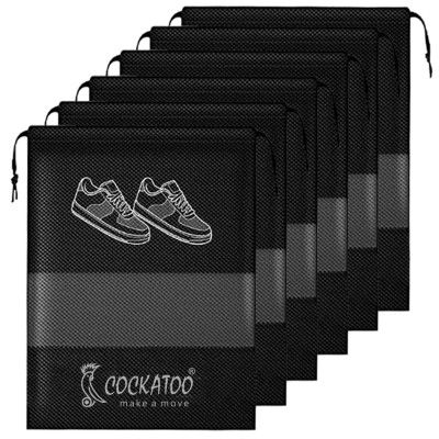 Cockatoo Shoe Bag for Travel & Storage - Pack of 6 Shoe Pouch(13 x 17.32 Inch)