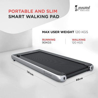 Cockatoo WP100 (4.5 HP Peak) Ultra Slim DC Motorised Treadmill