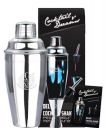 Cocktail & Dreams, Stainless Steel Premium 4 Pieces Professional Cocktail Bar Set - 24oz Cocktail Shaker with Built-in Strainer, Jigger, Metal Pourer & Recipe Book - SZ08...