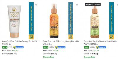 Coco Soul Products Upto 75% Off