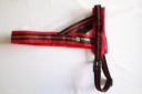 Cocomora Dogs Padded Harness Red-M Customizable for The M to XL, Soft Cushion for Added Comfort Adjustable & Shock Absorbing for Training & Walking Dog Leash...