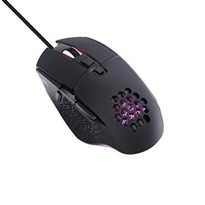 coconut GM2 Bullet Wired USB 8 Programmable Keys and Dedicated Fire Button, Adjustable DPI Upto 7200, Breathing RGB LED with 1.5m Nylon Braided Cable, Mice for PC, Wired Gaming Mouse for Laptop