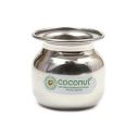 coconut Stainless Steel Small Junior Lota Gunj Kalash Chambu Tumbler for Puja/Water Storage Multi- Pack of 2 - Capacity - 100ml...