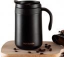 Coffee Mug Vacuum Insulated Camping Mug with Lid Hot/Cold, Double Walled 18/8 Stainless Steel  ...