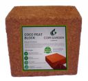 COIR GARDEN - Cocopeat Block - 1 KG (Expands upto 5 KG, 10.5 x 15 cm) - Organic Fertilizer and Soil Manure Potting Mixture for Home Gardening and Potted Plants...