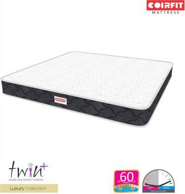COIRFIT Twin Plus Latexo Dual Comfort 6 inch Queen Memory Foam Mattress  (L x W: 75 inch x 60 inch)