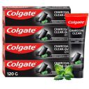 Colgate Charcoal Clean Black Gel Toothpaste, Pack of 480g (120g x4)...