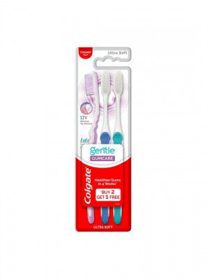 Colgate Gentle Gumcare Toothbrush Combo For Healthier Gums - Buy 2 Get 1 Free