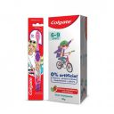 Colgate Kids Cavity Protection Toothpaste for 6-9 Years, 80g, Natural Strawberry Mint Flavour, 0% Artificial, with Colgate Barbie Extra Soft bristles Toothbrush (5+ years)...