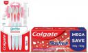 Colgate Red Gel (Spicy Fresh), Gentle Sensitive Toothbrush - 4Pcs Toothpaste (300 g, Pack of 2)...