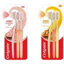 Colgate Slim Soft Turmeric Toothbrush and Slim Soft Himalayan Salt manual Toothbrush for adults (Pack of 6)...
