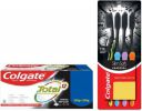 Colgate Total Charcoal Deep Clean Toothpaste Slim Soft Charcoal Toothbrush  (2 Items in the set)...