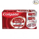 Colgate Visible White Teeth Whitening Toothpaste, Pack of 200g (100g X 2)...