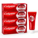 Colgate Visible White 400g (100g x Pack of 4) Teeth Whitening Toothpaste, with Whitening Accelerators for noticeably whiter teeth starting in 1 week. Stain Removal and Minty Flavour for Fresh Breath...
