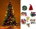 Collectible India 5 Feet Christmas Xmas Tree with Light, 88 Decoration Ornaments, Garland - X-mas Tree Combo for Home Decoration with Props- Christmas Decoration - Christmas Gifts (5)...
