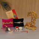 Collectible India Diwali Gift Items Hampers Combo - Krishna Idol Murti Statue...