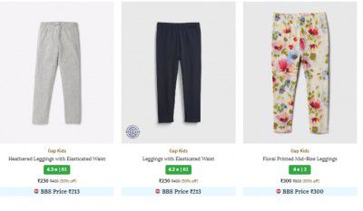 Ajio: Upto 50% Off On Gap Kids Starts At ₹250