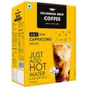 Colombian Brew 3 in 1 Cappuccino Café Latte, Instant Coffee Powder Premix, 10 Sachets Box...