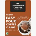 Colombian Brew Coffee Original Easy Pour 10 Bags, 100g...