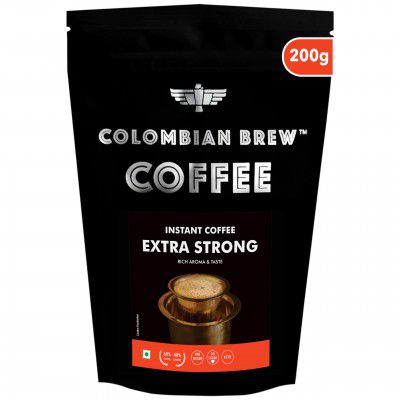 Colombian Brew Extra Strong Instant Coffee Powder - 200g